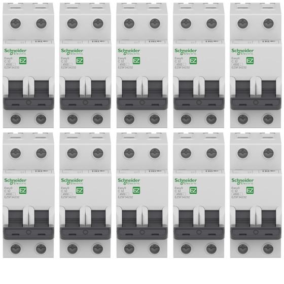 Imagem de 20 Disjuntores Termomagnético Mini Tipo C 20a 3ka Bip