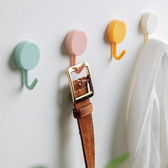 20 Ganchos Adesivos Minimalista Kit Cabide Parede Acessórios Menor preço em 20 Ganchos Adesivos Minimalista Kit Cabide Parede Acessórios