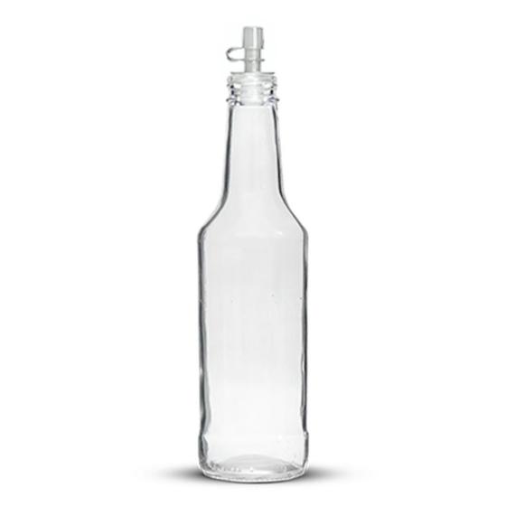 Imagem de 20 Garrafas De Vidro Azeite Long Neck 275ml C/ Bico Dosador