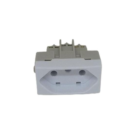 Imagem de 20 Interruptores Tomada 2p+t 10a 250v Linha Sleek 16049