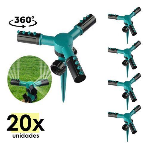 Imagem de 20 Pcs Aspersor Irrigador Para Grama Jardim 360 Graus Auto