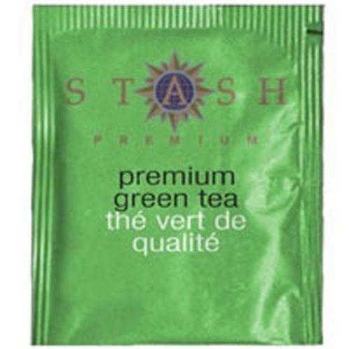 Imagem de 20 sacos de chá verde premium da Stash Tea (pacote com 4)