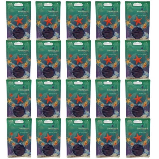 Imagem de 20 Tablete Caixa Acoplada Lavanda Marine Cítrico Detergente Sanitário 45g da Senalândia - Envio Já