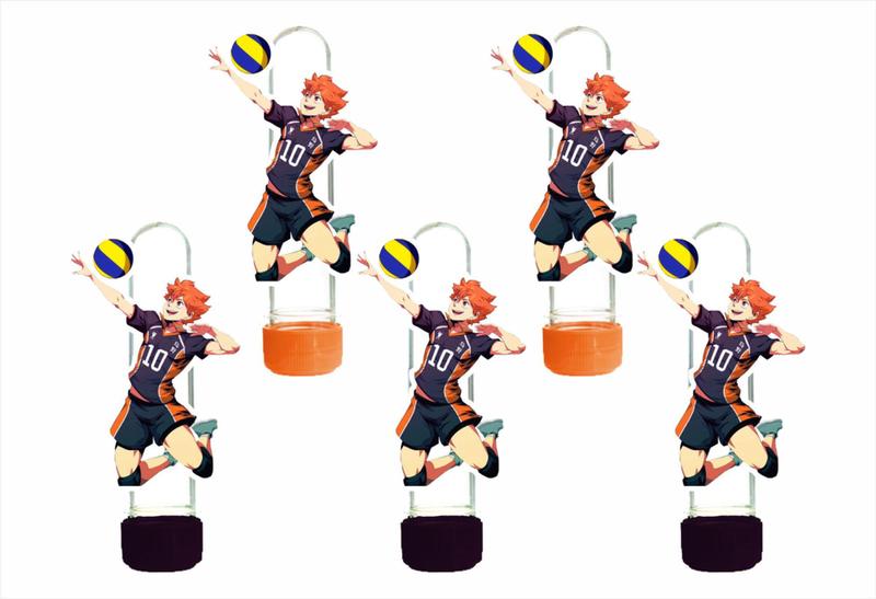 Imagem de 20 tubetes 13cm para doces Anime Haikyuu