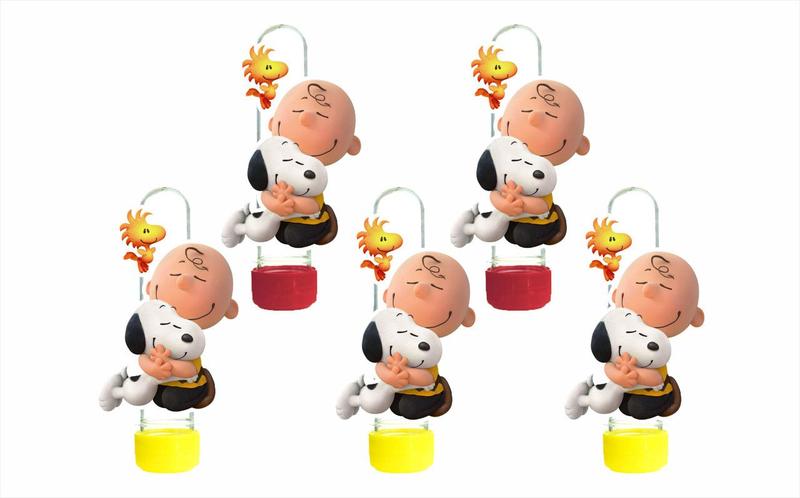 Imagem de 20 tubetes 13cm para doces Snoopy