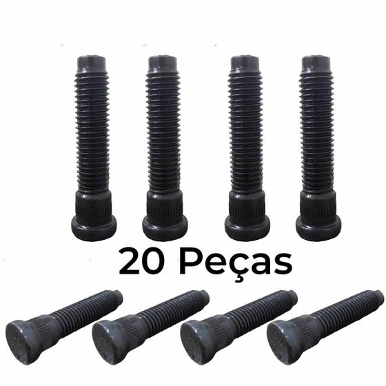Imagem de 20 Un Parafusos Prisioneiro Fixação Roda DIA/TRA F250 F350