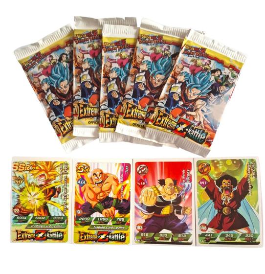Imagem de 200 Cards Dragon Ball Z Dokk 50 Pacotinhos Com 4 Cartas Cada