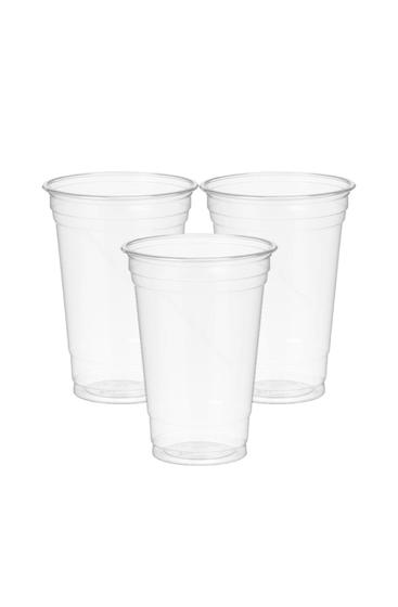 Imagem de 200 un copo descartavel liso pp 400ml 440ml resistente chop