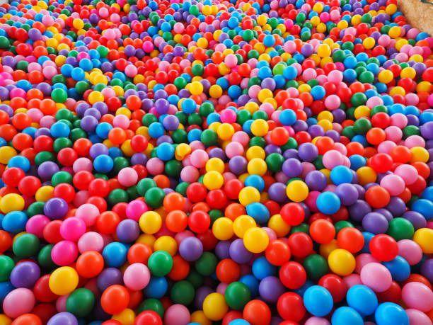 Imagem de 200 unidades Bolinhas de Piscina Coloridas.