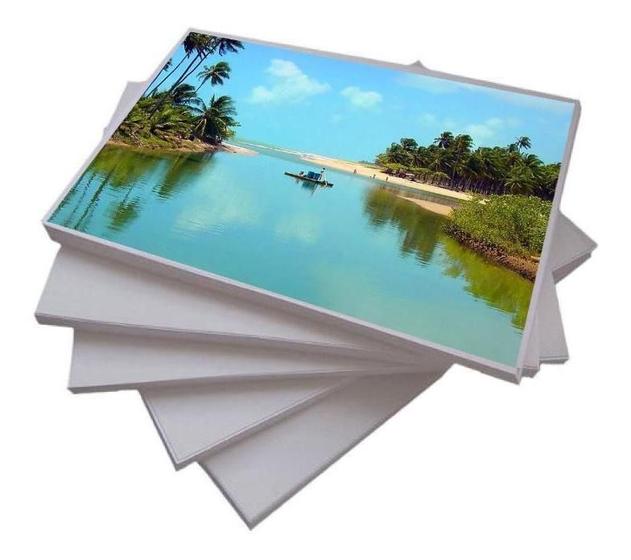 Imagem de 2000 Folhas Papel Foto Glossy 180g A4 Premium Jato Tinta Cor Branco