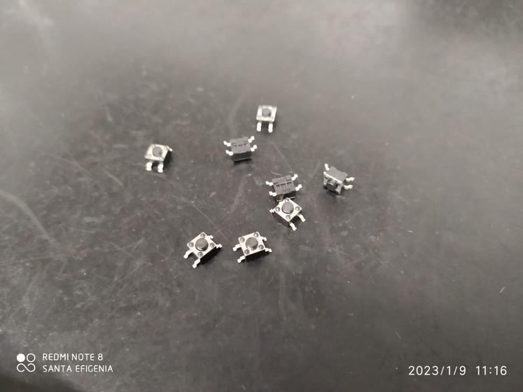 Imagem de 2000x Chave Tactil 4,5x4,5x3,5mm Smd 4 Terminais