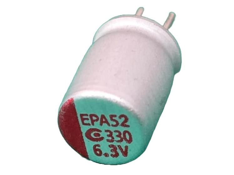 Imagem de 200x Capacitor Eletrolitico 330uf/6,3v 105 6,3x9mm Solido