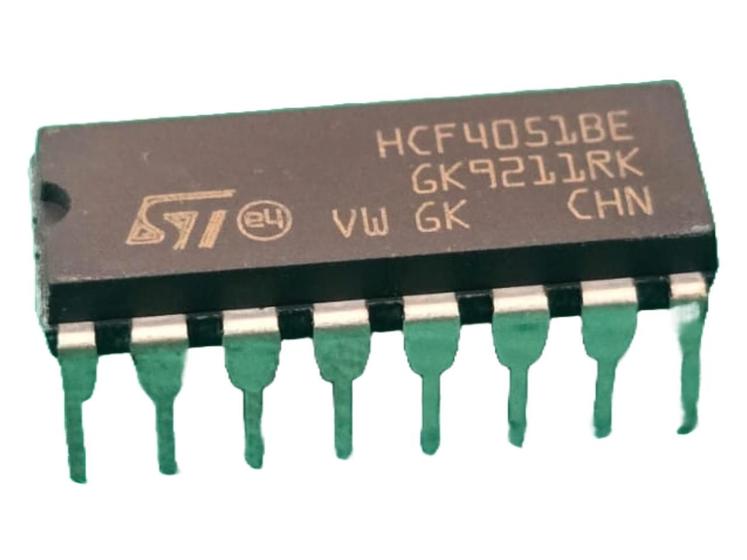 Imagem de 200x Circuito Integrado Cd4051be = Cd4051 = Hcf4051 St