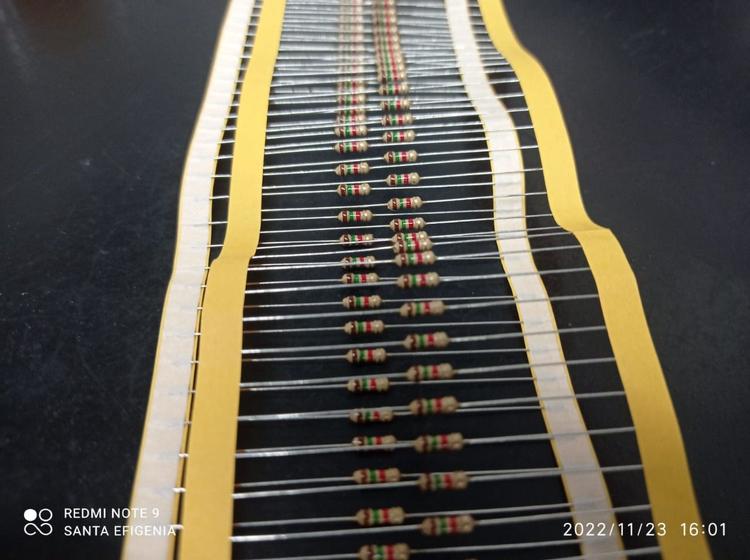 Imagem de 200x Resistor 1k5 1/4w 5%