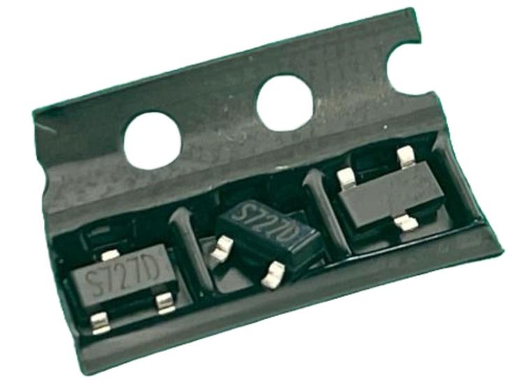 Imagem de 200x Transistor Me2n7002e 2n7002 = S72 300ma 60v Smd Sot23