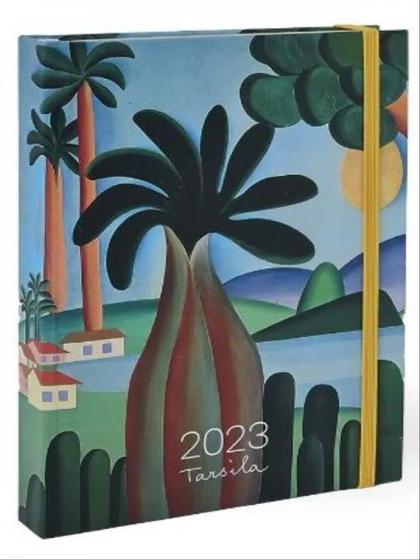 Imagem de 2023 agenda tarsila do amaral cartão postal teca semanal m - 15,5 x 21,00