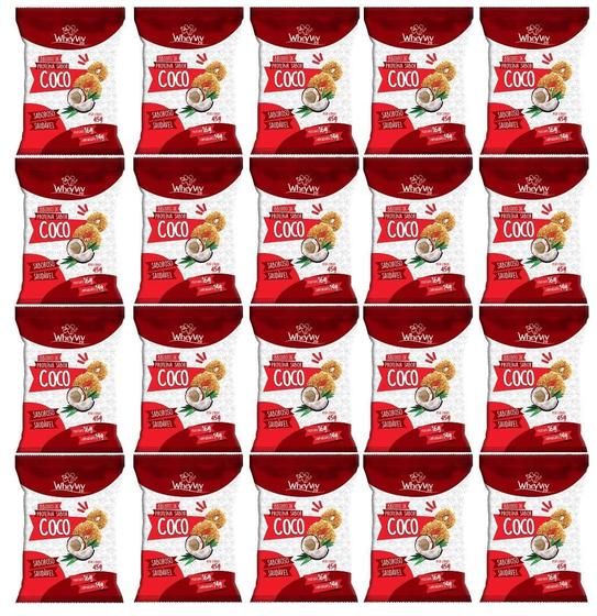 Imagem de 20X Biscoito De Coco Fit (Sem Açúcar) - Wheyviv - 45G