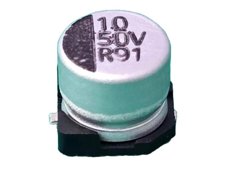 Imagem de 20x Capacitor Eletrolitico 10uf/50v Smd 105 6,3x5,8mm