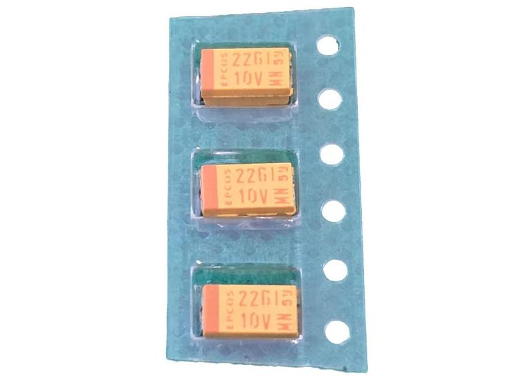 Imagem de 20x Capacitor Tantalo 22uf/10v Smd Case C 3,2x6mm Epcos