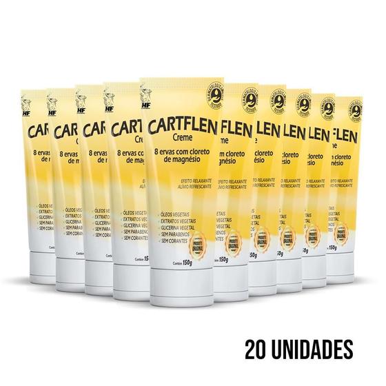 Imagem de 20X Cartflen Creme Massagem Cloreto De Magnesio