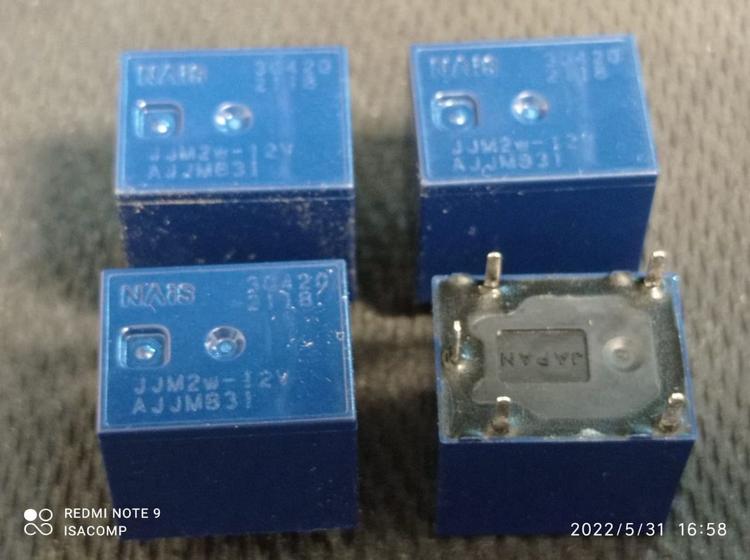 Imagem de 20x Rele Jjm2w-12v 12v 12amp 5 Terminais Automotivo Nais