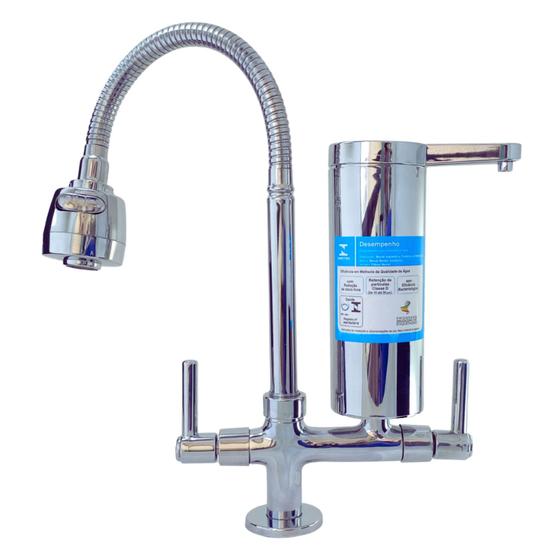 2141 C80 Gourmet - Torneira Bica Móvel Bancada Com Filtro Menor preço em 2141 C80 Gourmet - Torneira Bica Móvel Bancada Com Filtro