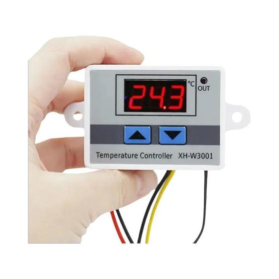 Imagem de 220v Digital Led Controlador De Temperatura Termostato Sensor Ntc Sonda Para Incubadora Interruptor