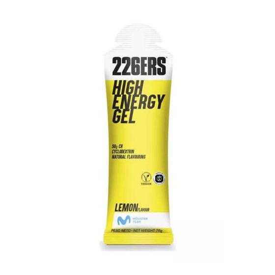 Imagem de 226ERS High Energy Gel Kit 3 sachês 76g Vegano Sabor Limão