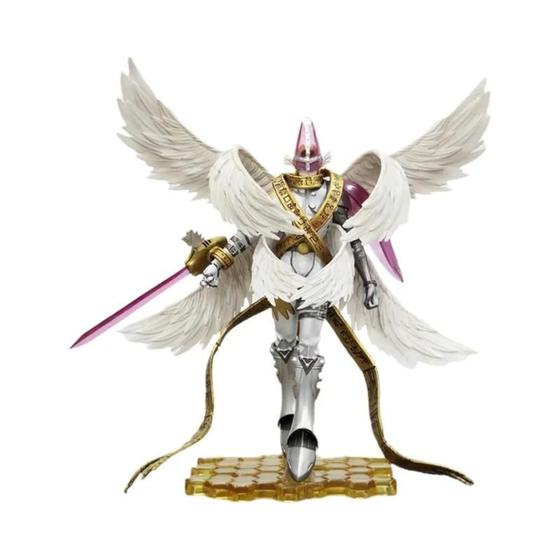22cm Holy Angemon LED Action Figure Digimon Adventure Anime Estátua De ...