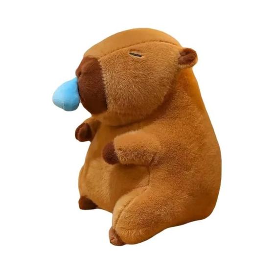 Imagem de 23cm Brinquedo De Capivara De Pelúcia Macio Bonito Anime Boneca Animal De Pelúcia Para Presente De