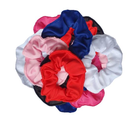 Imagem de 24 Elastico P Cabelo Amarrador Xuxa Fluflu Scrunchie Color