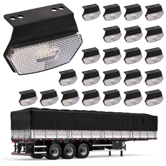 Imagem de 24 Lanterna Diamante Carreta LED Cristal c/ Supt. - Conect