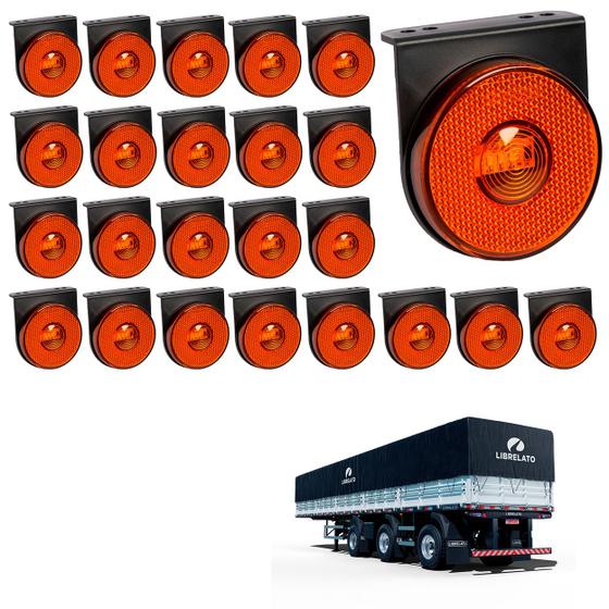 Imagem de 24 Lanterna Lateral Librelato LED Âmbar 85mm c Sup. - Conect
