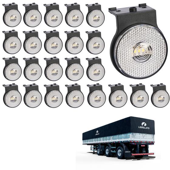 Imagem de 24 Lanterna Lateral Librelato LED Cristal 65mm C Sup e Conec