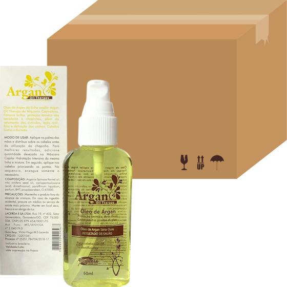 Imagem de 24 Óleo de Argan Alquimia Proteção Térmica, Anti-Frizz, Correção das Pontas Duplas Frasco 60ml