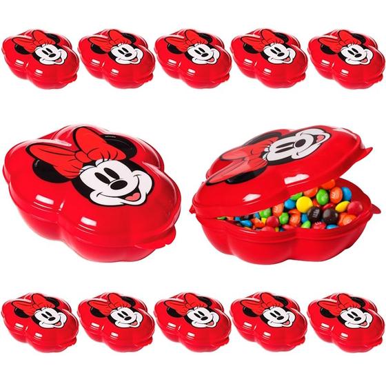 Imagem de 24 Porta Mix Pote da Minnie para Festa Infantil Lembrancinha para Sacola Surpresa