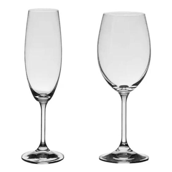 Imagem de 24 Taças De Cristal Para Champagne E Vinho Branco Bohemia