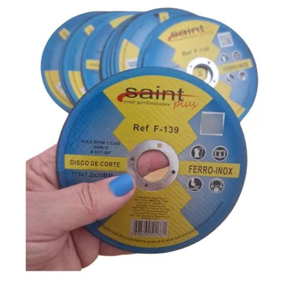 Imagem de 25 Disco Corte Extra Fino Inox, Ferro 11520(furo Makita)