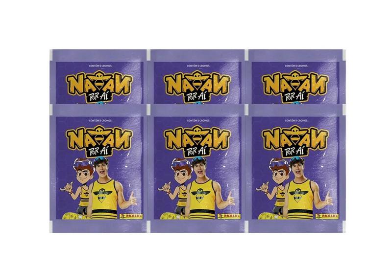25 Figurinhas Natan Por Aí Panini, Coleção Exclusiva Do Influenciador = 5 Envelopes Imagem de 25 Figurinhas Natan Por Aí Panini, Coleção Exclusiva Do Influenciador = 5 Envelopes