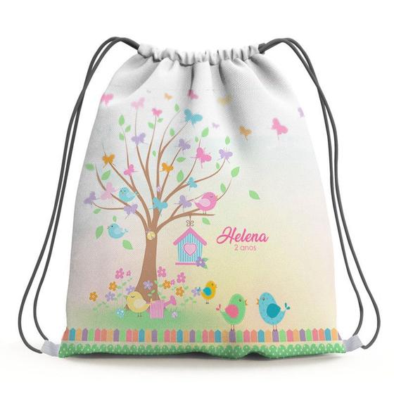 25 Mochilas Saco 26x34cm Festa Jardim Encantado - Lembrancinhas  Personalizadas - Bolsas e Acessórios - Magazine Luiza