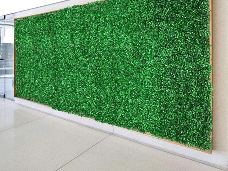 Imagem de 25 Painel de Buxinho Artificial Garantia Qualidade decoração Jardim de Parede Preço Atacadista