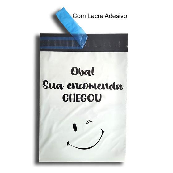 Imagem de 25 un Envelopes de Segurança 19x25 Personalizado Escrito Oba - Para Envio de Produtos