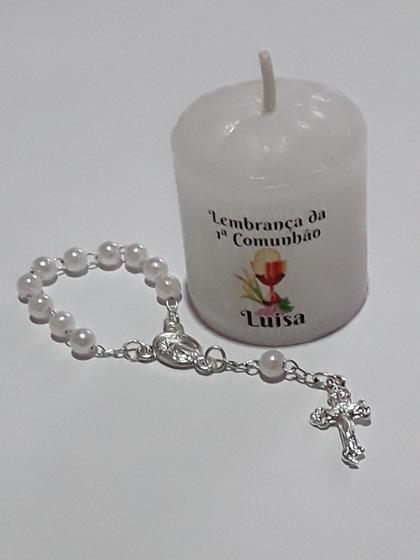 Imagem de 25 Velas Lembrancinha de Comunhão -personalizado ( Kit)