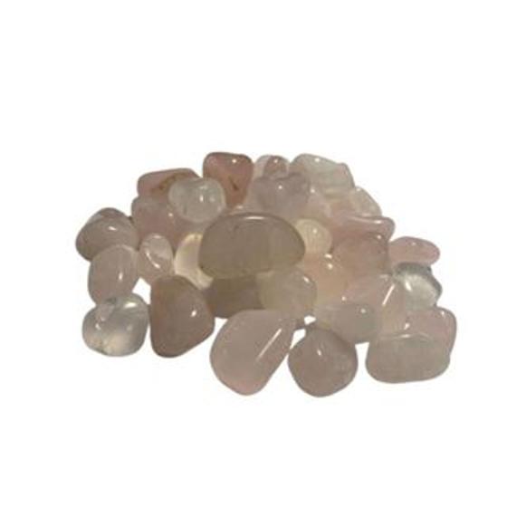 Imagem de 250G Pedra  Rolada Quartzo Rosa 1-2cm Chakras Semi Preciosa