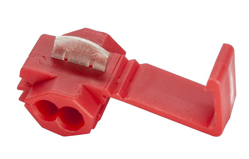 Imagem de 250pçs Conector Derivação Emenda Fios Vermelho 0,5 A 1,5mm
