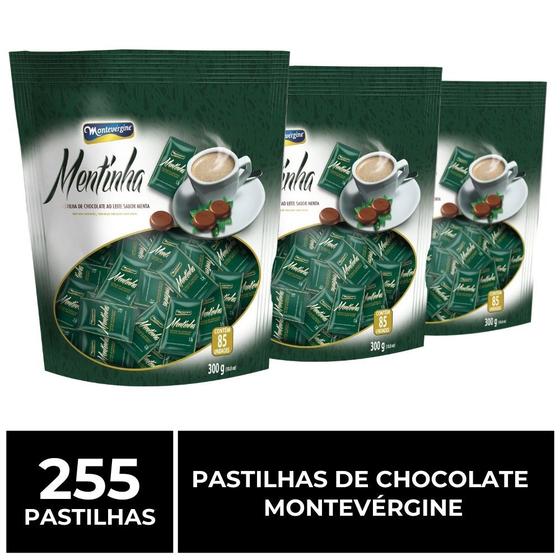 Imagem de 255 Pastilhas de Chocolate com Menta, Mentinha, Montevérgine