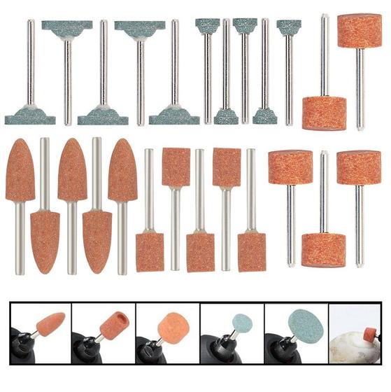 25x Ponta Abrasiva De Desbaste P/ Micro Retifica Dremel Menor preço em 25x Ponta Abrasiva De Desbaste P/ Micro Retifica Dremel