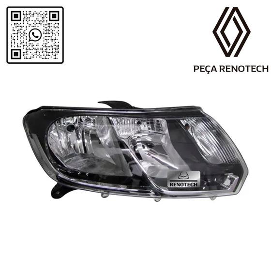 Imagem de 260105729R - FAROL DIR. LOG II/SAN II 14...orig - SANDERO II