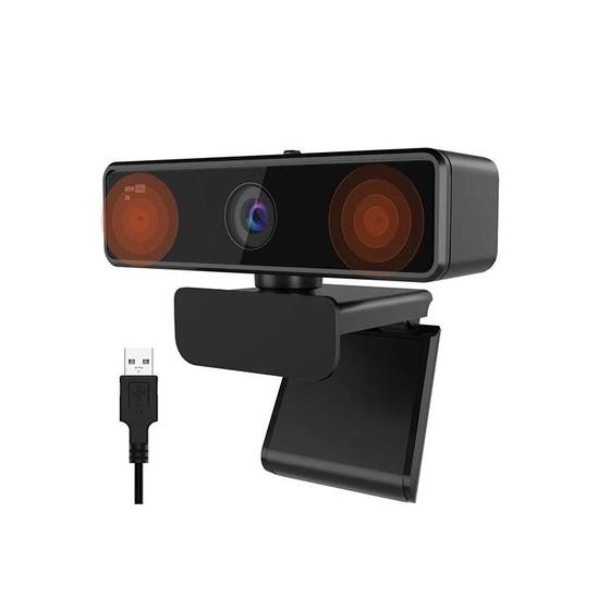 Imagem de 2K NUROUM V11 Webcam Microfone Duplo 1080P 60fps 1440P 30fps FHD Mini Câmera Web USB Para PC Laptop