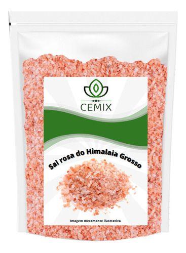 Imagem de 2kg Sal Rosa Do Himalaia Grosso Iodado Com Laudo Cemix